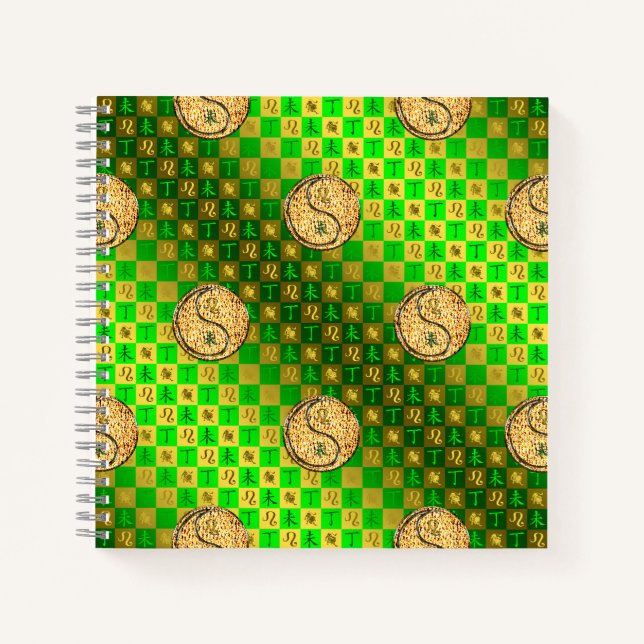 Leo & Fire Goat Notebook (Front)