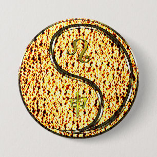 Leo & Fire Monkey 7.5 Cm Round Badge