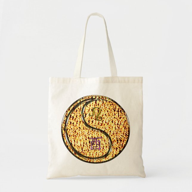 Leo & Fire Rooster Tote Bag (Front)