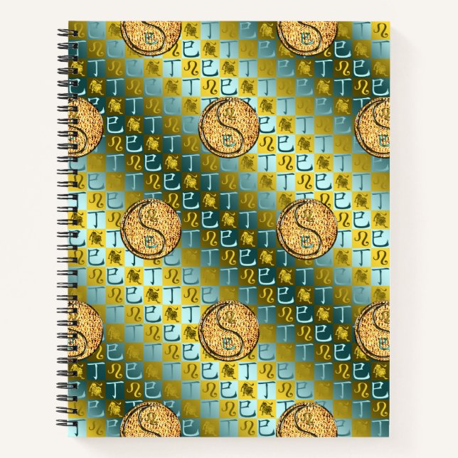 Leo & Fire Snake Notebook (Front)