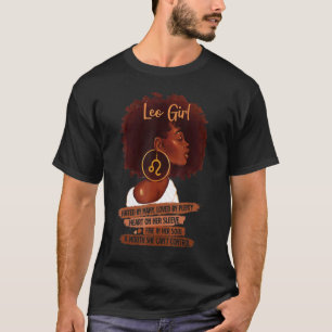 Leo Girl For Black Women Melanin Afro Queen T-Shirt