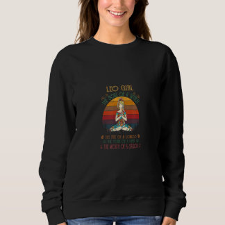 Leo Girl Tshirt for Yoga Black Women Funny_1