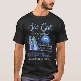 Leo Girl Zodiac Birthday Party Women Girls Horosco T-Shirt