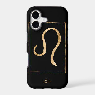 Leo hammered gold astrology birthday zodiac