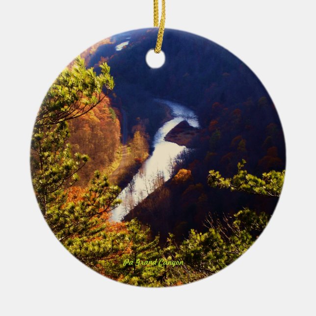 Leo Harrison St Pk~Pa Grand Canyon Ceramic Ornament (Front)