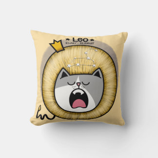 Leo horoscope cushion