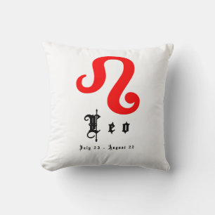 Leo, Horoscope, zodiac, astrology Cushion