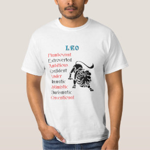 Leo Horoscope Zodiac Sign T-Shirt