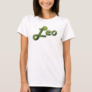 Leo in Peridot Gemstone T-Shirt