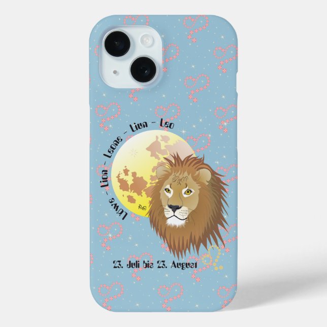 Leo July 23 - August 22 Apple iPhone Cases (Back)