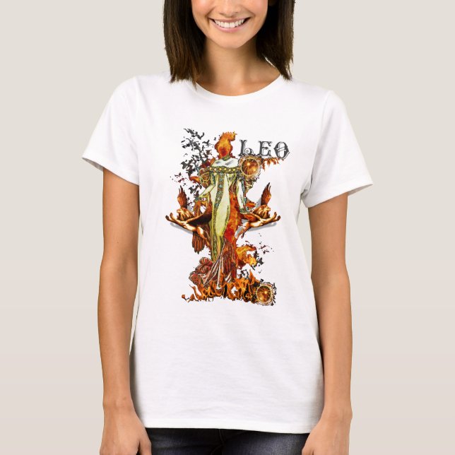 Leo (July 23 through August 22) T-Shirt (Front)