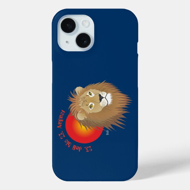 Leo July 23 to August 22 Apple iPhone Cases (Back)