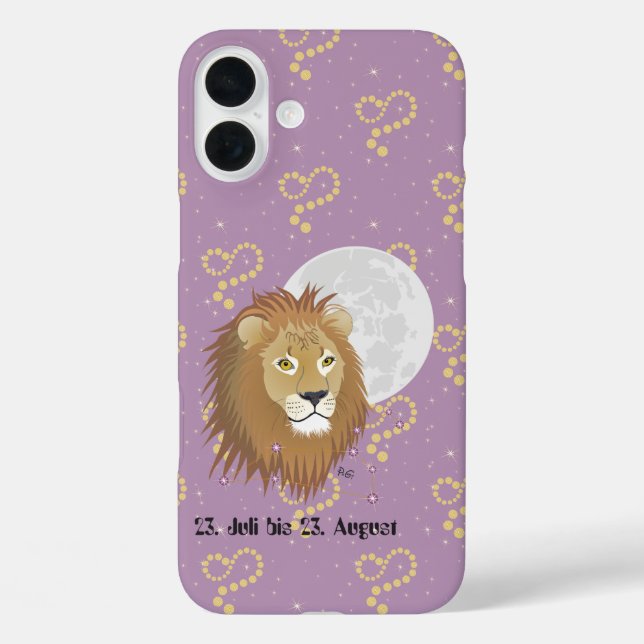 Leo July 23 to August 22 Apple iPhone Cases (Back)