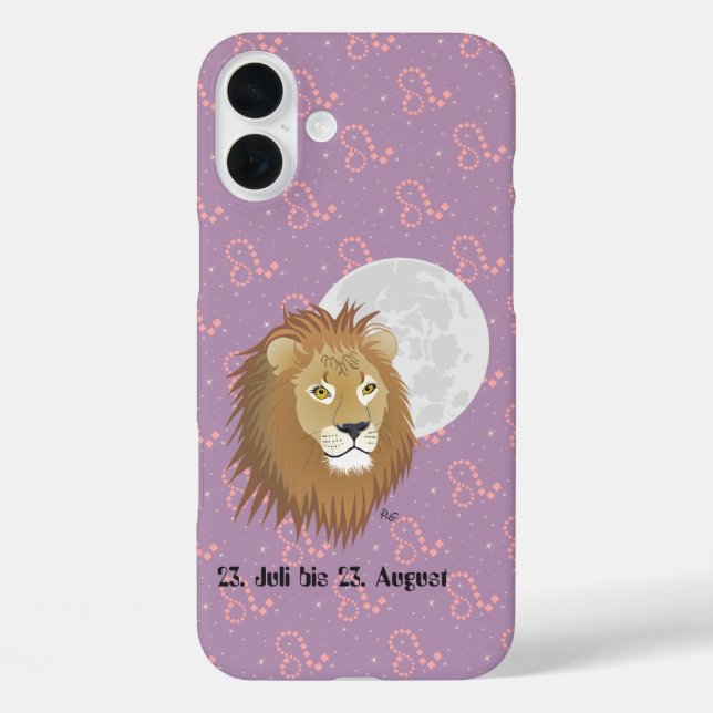 Leo July 23 to August 22 Apple iPhone Cases (Back)
