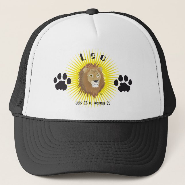 Leo July 23 to August 22 Hat (Front)