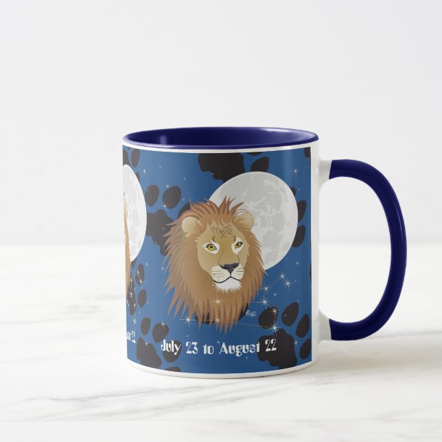 Leo July 23 to August 22 Mug (Right)