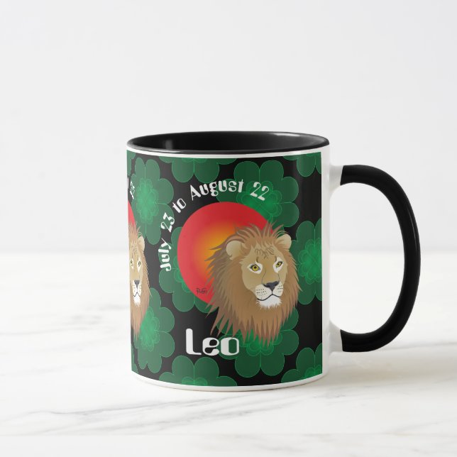 Leo July 23 to August 22 Mug (Right)