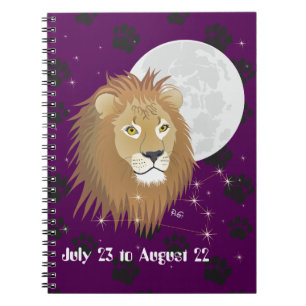Leo July 23 to August 22 Notebook