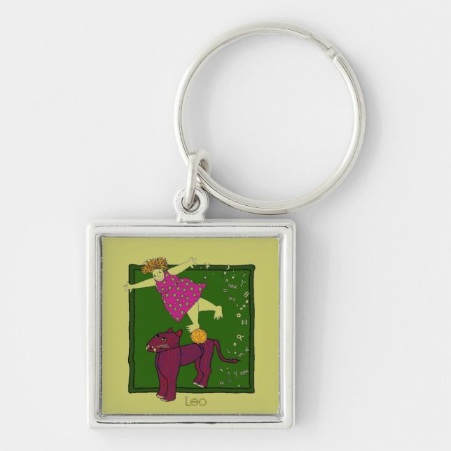 Leo Key Ring (Front)