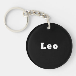 Leo Key Ring