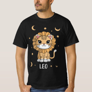 Leo Kitten: A Roaring Star Adorable Leo Zodiac T-Shirt