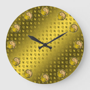 Leo Large Clock