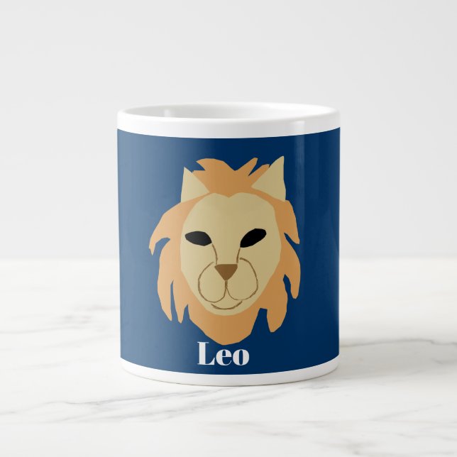 Leo Lion, Large Coffee Mug (Front)