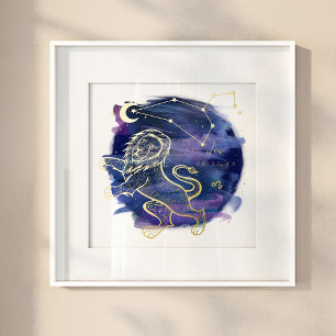 Leo Lion Sign of the Zodiac Custom Birth Date