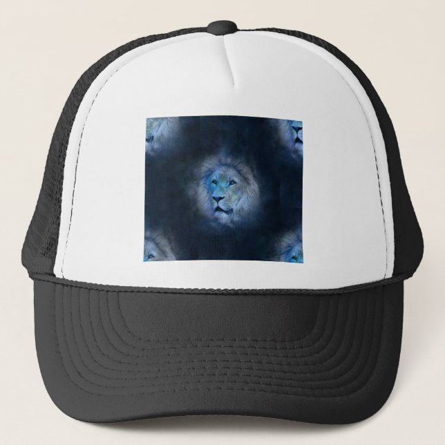 leo lion trucker hat (Front)