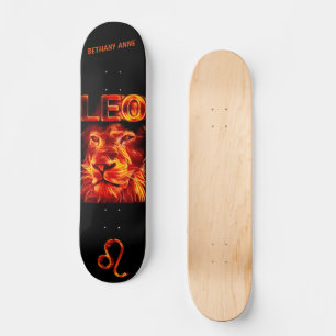 Leo Lion Zodiac Skateboard