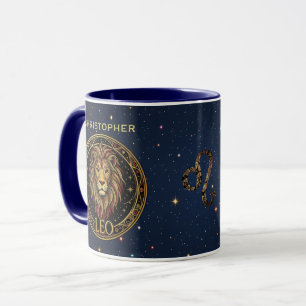 Leo Lion Zodiac Symbol Mug