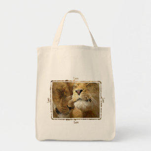 Leo - Lions in Coloured Pencil  Tote Bag