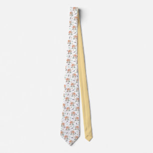 Leo Loppi Tokki Zodiac Series Pattern Tie