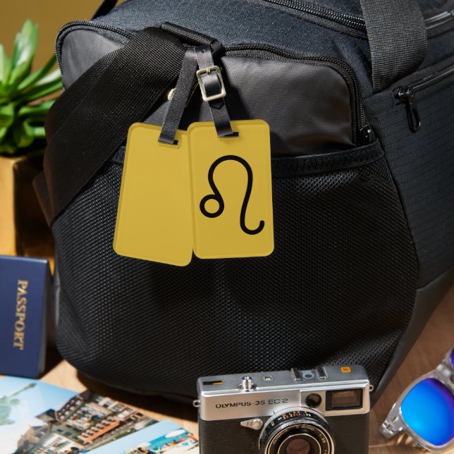 Leo Luggage Tag (Front & Back)