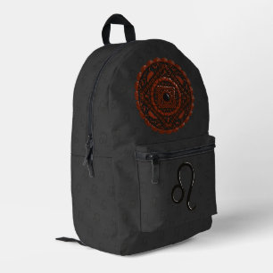 Leo Mandala Printed Backpack