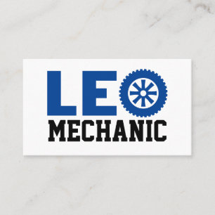 Leo Mechanic Business Card