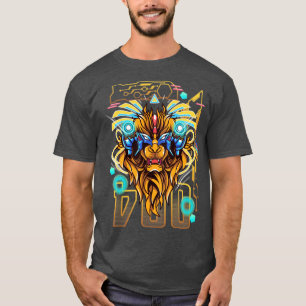 Leo Mechanical Lion Horoscope Zodiac Sign T-Shirt