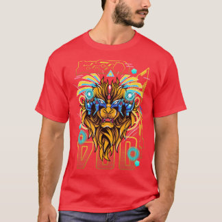 Leo Mechanical Lion Horoscope Zodiac Sign T-Shirt