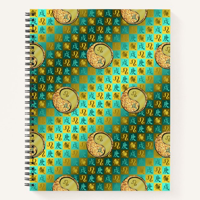 Leo & Metal Dog Notebook (Front)