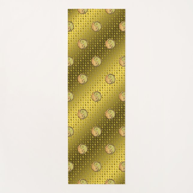 Leo & Metal Dragon Yoga Mat (Front)