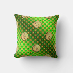 Leo & Metal Goat Cushion