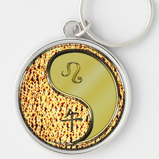 Leo & Metal Horse Key Ring (Front)