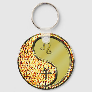 Leo & Metal Horse Key Ring