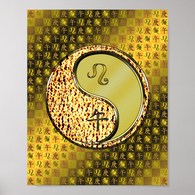 Leo & Metal Horse Poster (Front)