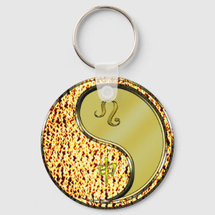 Leo & Metal Monkey Key Ring