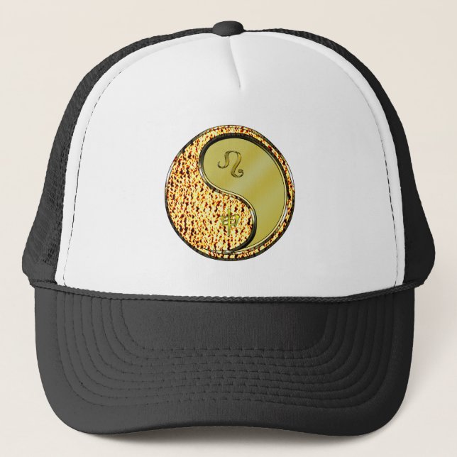 Leo & Metal Monkey Trucker Hat (Front)