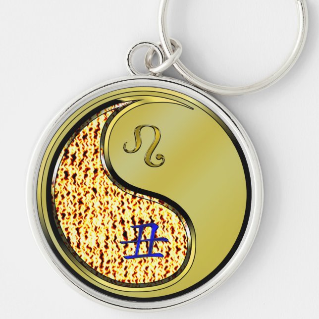 Leo & Metal Ox Key Ring (Front)