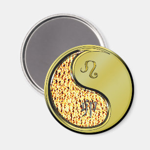 Leo & Metal Rabbit Magnet