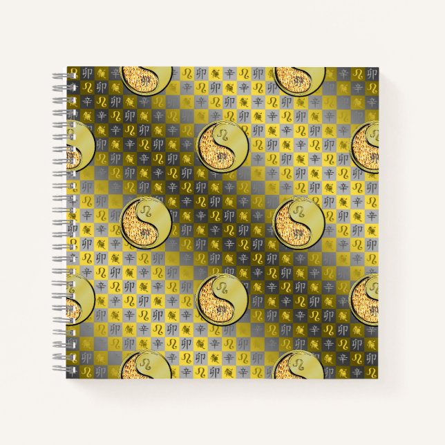 Leo & Metal Rabbit Notebook (Front)