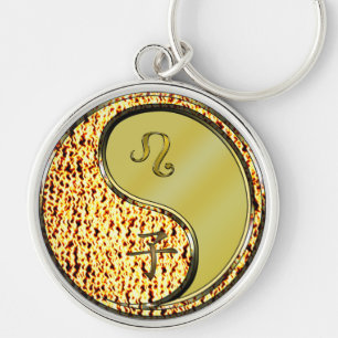 Leo & Metal Rat Key Ring